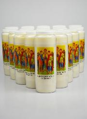 Lot de 20 Bougies de Neuvaine aux Saints Archanges de Dieu