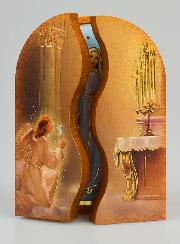 Icône Triptyque Vierge Miraculeuse - 12 cm