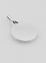 Médaille Ange-Gardien Protecteur en Argent Massif - 14 mm