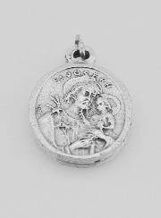Médaille Religieuse Saint Joseph Argentée - 20 mm