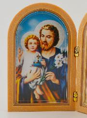 Icône Diptyque Saint Joseph + Prière de Bénédiction