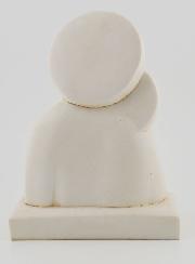Statue Vierge à l'Enfant Jésus - Ton Ivoire - 15 cm