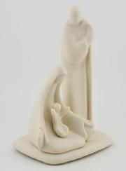 Statue Sainte Famille Moderne Artisanale - Porcelaine - 16 cm
