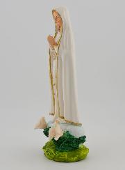 Statue Notre Dame de Fatima - Peinte à la main - 15 cm