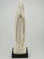 Statue Vierge Marie de Lourdes Moderne et Artisanale - 35 cm