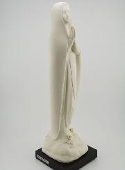 Statue Vierge Marie de Lourdes Moderne et Artisanale - 35 cm