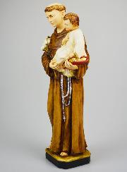 Statue Saint Antoine de Padoue Peinte à la main - 30 cm