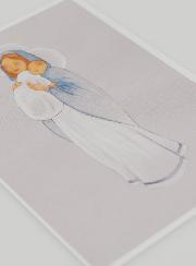 Carte de Baptême - Consécration à Jésus par Marie