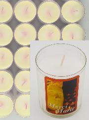 10 Bougies Veilleuses Sainte Vierge - Merci Marie Fête du 8 Décembre