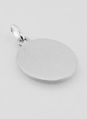Médaille de Saint Christophe Facettée en Argent 925/1000 - 20 mm