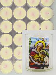 24 Bougies Veilleuses Sainte Anne