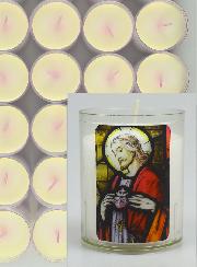24 Bougies Veilleuses Sacré Coeur de Jésus