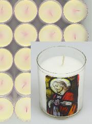 24 Bougies Veilleuses Sacré Coeur de Jésus