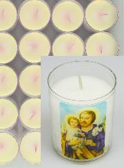 10 Bougies Veilleuses Saint Joseph
