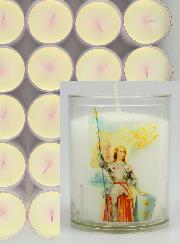 10 Bougies Veilleuses Sainte Jeanne d'Arc