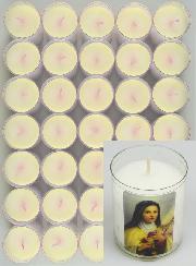 24 Bougies Veilleuses Sainte Thérèse de l'Enfant Jésus