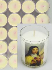 24 Bougies Veilleuses Sainte Thérèse de l'Enfant Jésus
