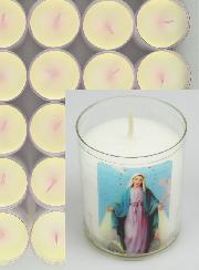 24 Bougies Veilleuses Vierge Miraculeuse Rue du Bac