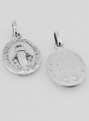 Médaille Miraculeuse Festonnée en Argent Massif - 20 mm