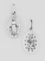 Médaille Miraculeuse en Argent Massif 925/1000 - 17 mm