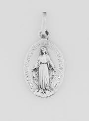 Médaille Miraculeuse en Argent Massif 925/1000 - 17 mm