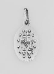 Médaille Miraculeuse en Argent Massif 925/1000 - 11 mm