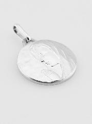 Médaille Vierge Marie au Voile en Prière - Argent Massif - 17 mm