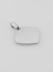 Médaille Ange Gardien Protecteur Argent Massif - 17 mm
