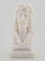Statue Buste Jésus-Christ Couronné d'épines en Albâtre