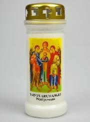 Bougie de Cimetière aux Saints Archanges de Dieu