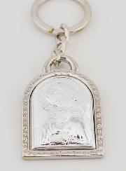 Porte-Clés Notre Dame de Tendresse - Argent Massif - 5 cm