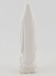 Statue Vierge Marie de Lourdes au Chapelet Or - 10 cm