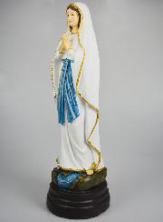 Statue Vierge Marie de Lourdes sur Socle - 60 cm