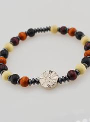 Bracelet de Lourdes sur élastique - Médaille de Lourdes