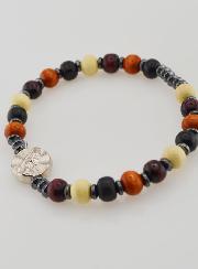 Bracelet de Lourdes sur élastique - Médaille de Lourdes