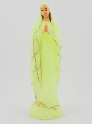 Statue Vierge Marie de Lourdes Fluo - 15 cm
