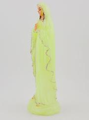 Statue Vierge Marie de Lourdes Fluo - 15 cm