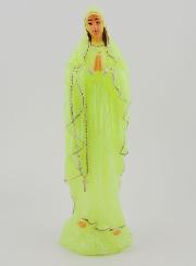 Statue Vierge Marie de Lourdes Fluo - 18 cm