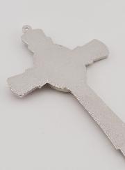 Croix de Lourdes Rouge 10 cm - Médaille des Apparitions