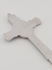 Croix de Lourdes Bleue 10 cm - Médaille des Apparitions