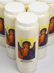 Lot de 6 Bougies de Neuvaine à Saint Raphaël Archange