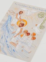 Carte de Baptême - Lui vous Baptisera dans l'Esprit Saint et le Feu