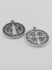 Médaille de Saint Benoît en Métal - 3.6 cm