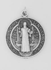 Médaille de Saint Benoît en Métal - 3.6 cm