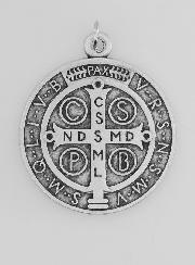 Médaille de Saint Benoît en Métal - 3.6 cm
