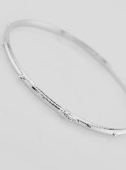 Bracelet Jonc Dizainier en Argent Massif 925/1000