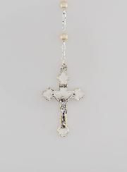 Chapelet de Première Communion en Argent + Médaille