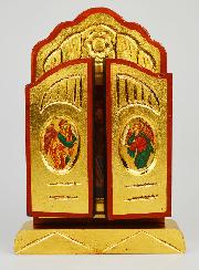 Icône Triptyque Vierge de Vladimir - 26 cm