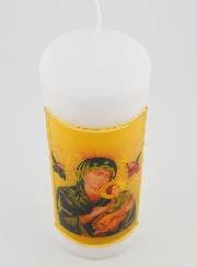 Cierge Souvenir de Communion Notre Dame du Perpétuel Secours