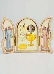 Icône Triptyque Souvenir de Première Communion Garçon